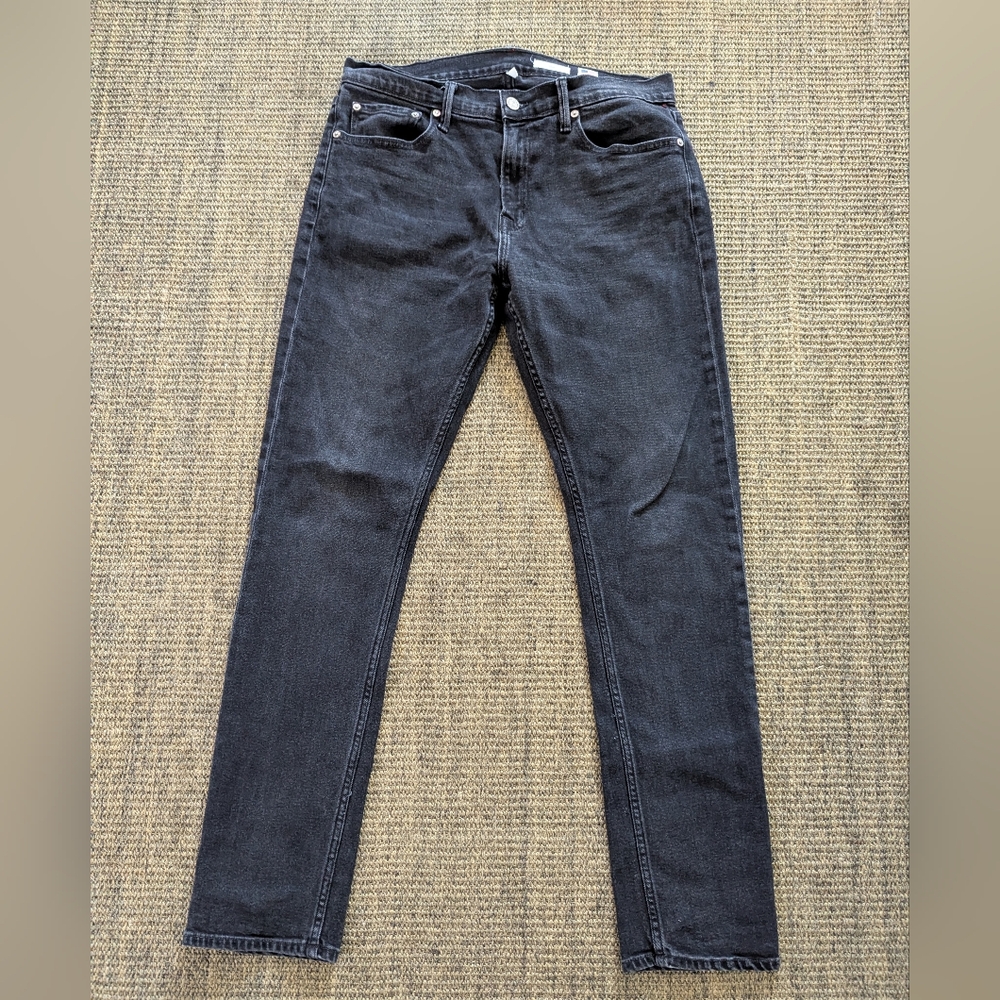 Noend Denim Straight Jeans Black Men’s 34 Made In The USA Pre Owned